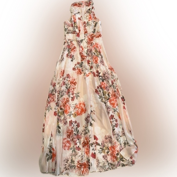 NWOT Eliza J Floral Pink Chiffon Halter Maxi Dress
Size 4 - Picture 5 of 6